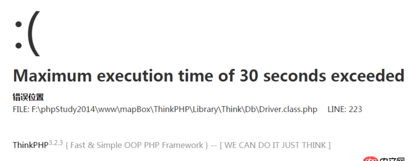 mysql - thinkphp3.2 csv批量導(dǎo)入上萬條數(shù)據(jù)時(shí)報(bào)錯(cuò)超時(shí)，請問有什么好的辦法處理？