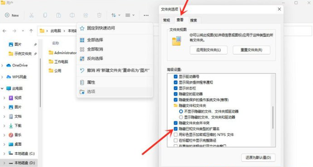 Win11文件后綴名如何顯示？Win11文件后綴名顯示操作方法