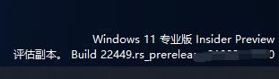 Win11 22449出現(xiàn)評估副本怎么回事 評估副本水印怎么消除