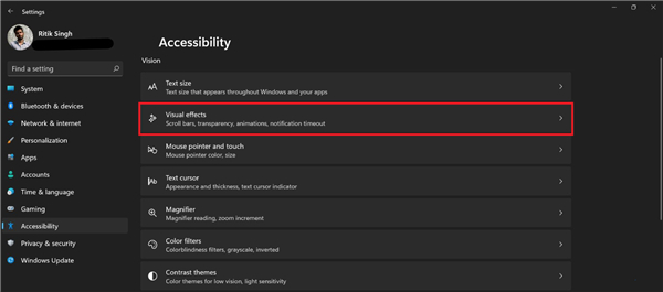 Window11如何禁用透明任務欄？Win11停用透明度效果教程
