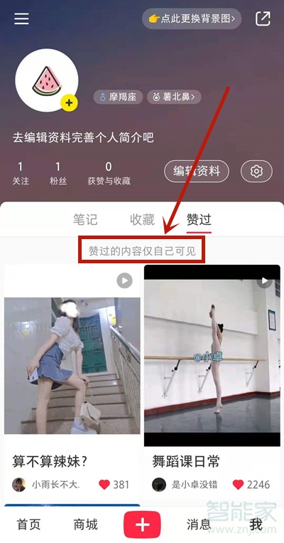 小紅書的贊過(guò)是僅自己可見嗎