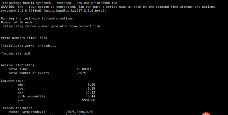 mysql - sysbench cpu測試的結(jié)果看不懂，求解