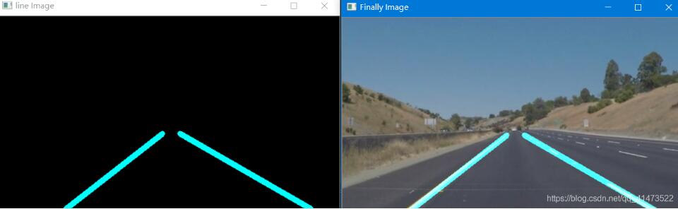 python+opencv實(shí)現(xiàn)車道線檢測