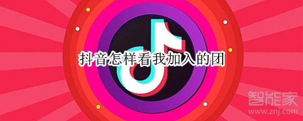 抖音怎樣看我加入的團(tuán)