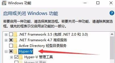 Win10沒有hyperv選項只有虛擬機平臺怎么回事？