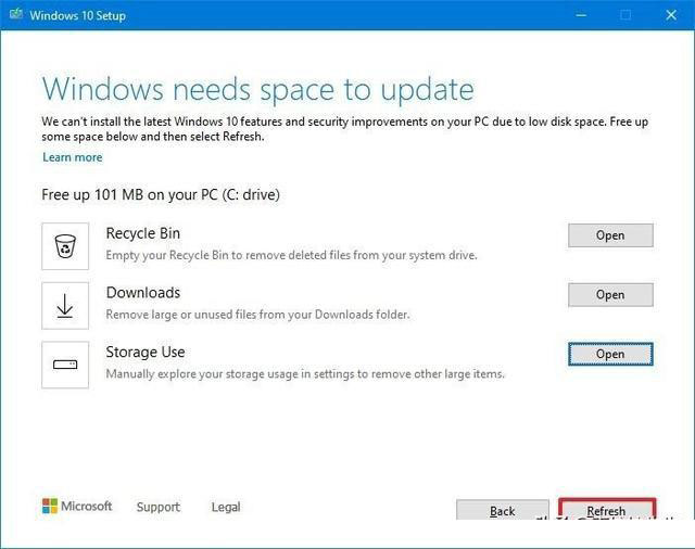 空間不夠怎么安裝Win10更新？