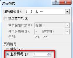 Word頁(yè)碼怎么從第二頁(yè)開(kāi)始設(shè)置為1？