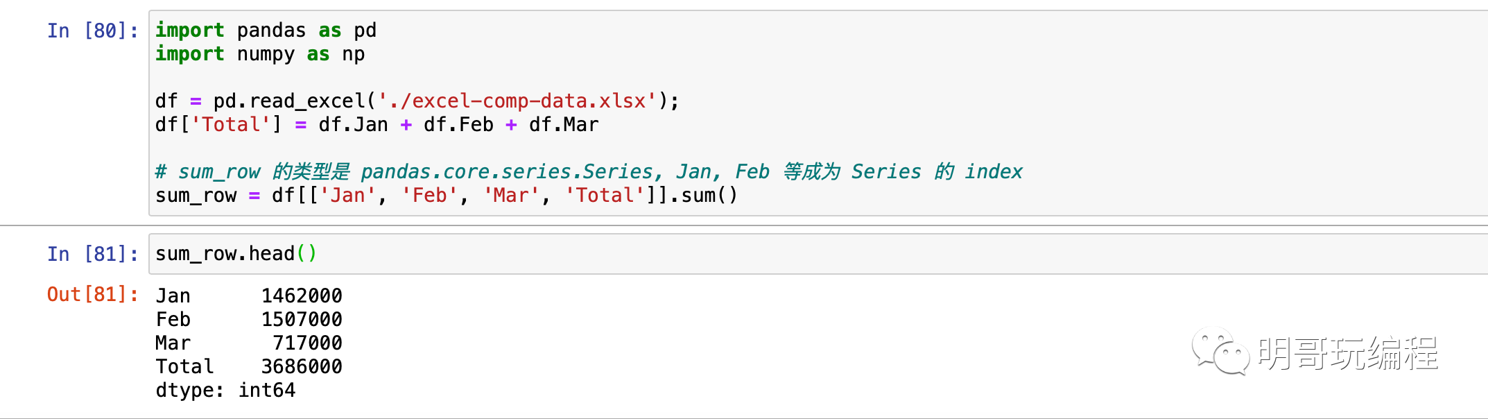 Python pandas對(duì)excel的操作實(shí)現(xiàn)示例