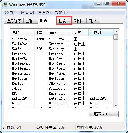 Win7如何查看CPU使用率？Win7CPU使用率的查看方法