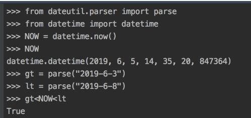 Python 判斷時間是否在時間區(qū)間內(nèi)的實(shí)例