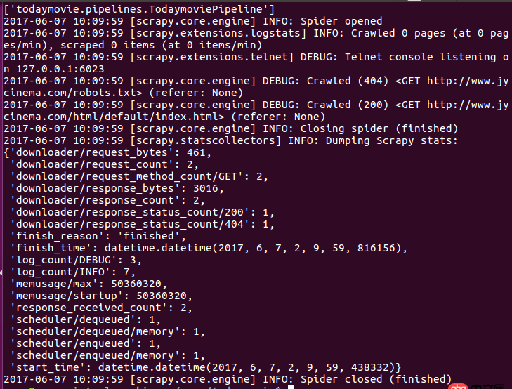 python - scrapy無法爬取數據，并且不能創建txt文件