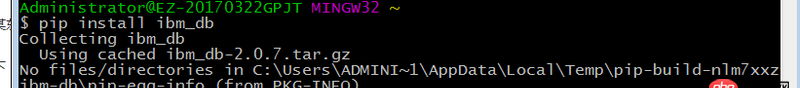 數(shù)據(jù)庫(kù) - python 安裝 ibm_db