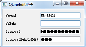 python GUI庫(kù)圖形界面開發(fā)之PyQt5單行文本框控件QLineEdit詳細(xì)使用方法與實(shí)例
