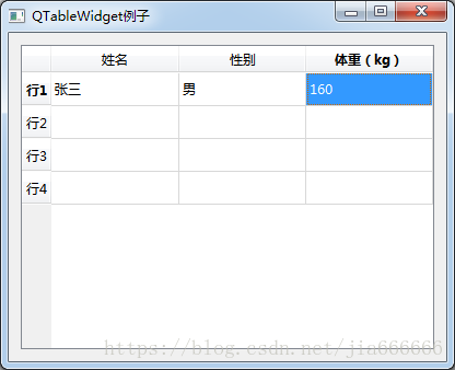 python GUI庫圖形界面開發(fā)之PyQt5控件QTableWidget詳細使用方法與屬性