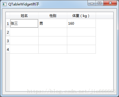 python GUI庫圖形界面開發(fā)之PyQt5控件QTableWidget詳細使用方法與屬性