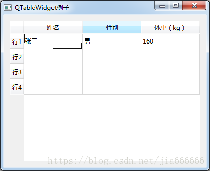 python GUI庫圖形界面開發(fā)之PyQt5控件QTableWidget詳細使用方法與屬性