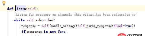 flask - Python使用redis發(fā)布訂閱時，監(jiān)聽頻道時出現(xiàn)的問題？【一句話描述不清楚，請各位細看內(nèi)容】