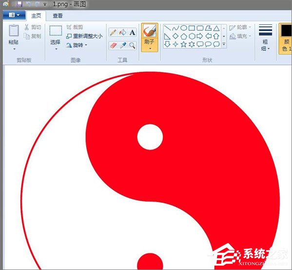 Windows系統(tǒng)自帶的畫圖工具如何填充顏色？