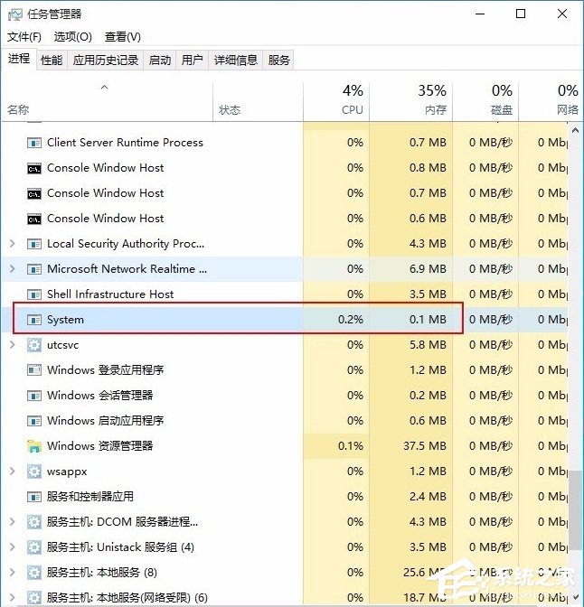 Win10系統(tǒng)System進(jìn)程占用CPU過高怎么處理？