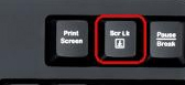 Win7電腦鍵盤上的scroll lock鍵有什么用？
