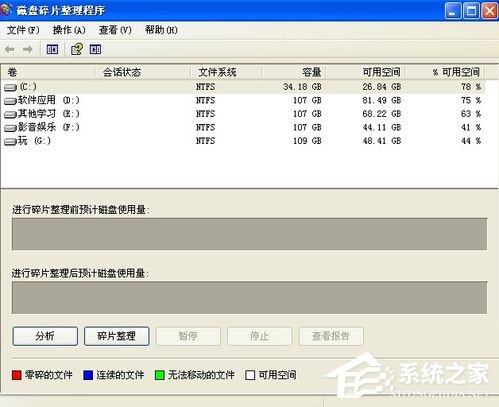 WinXP系統(tǒng)磁盤(pán)碎片是什么?整理磁盤(pán)碎片的方法