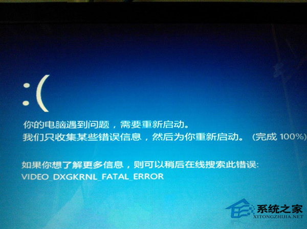 Win8.1系統藍屏提示video dxgkrnl fatal error錯誤怎么修復？