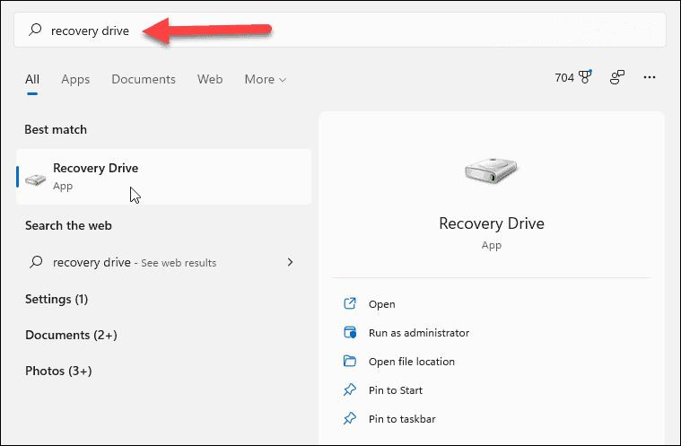 如何創(chuàng)建Windows11 USB恢復(fù)驅(qū)動(dòng)器？Windows11 USB恢復(fù)驅(qū)動(dòng)器創(chuàng)建教程(附詳細(xì)步驟)