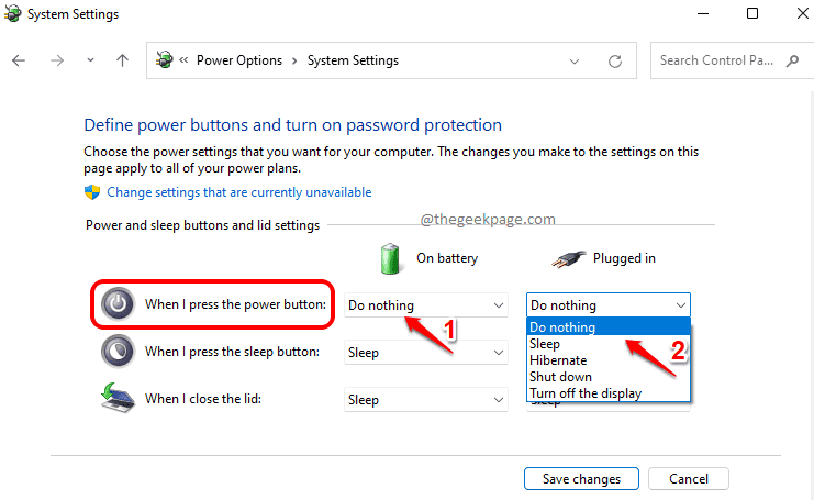 如何在Windows11/10中禁用電源按鈕關(guān)機(jī)？