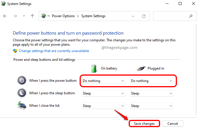 如何在Windows11/10中禁用電源按鈕關(guān)機(jī)？