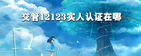 交交管12123怎么實人認證？交管12123實人認證方法分享