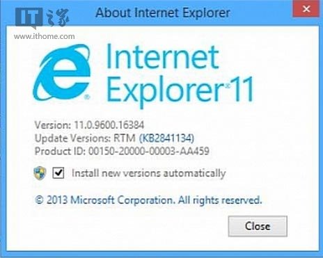 微軟為Win8.1版IE11發布修復補丁？