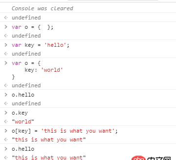 javascript - js數(shù)組鍵名為何不能用變量？我想像PHP那樣使用變量作為關(guān)聯(lián)數(shù)組鍵名該怎么做？
