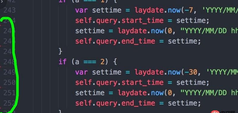 javascript - atom編輯器旁邊的的帶三角形的短紅線是什么意思，如何去除？