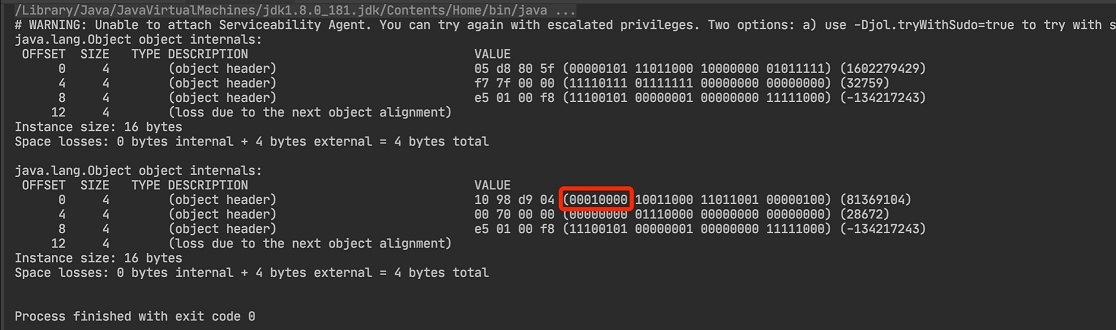Java synchronized鎖升級(jí)jol過(guò)程詳解