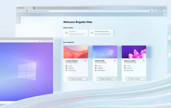 微軟推出云操作系統(tǒng)windows365 不需任何配置
