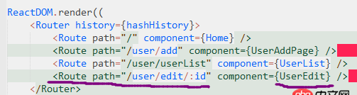 javascript - [多圖預警]reactjs點擊某表格編輯內容，跳轉傳值this.context.router.params.id時id報錯未定義