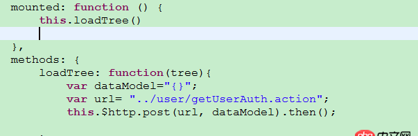 javascript - vue mounted 調用method方法后，method里的post報錯。