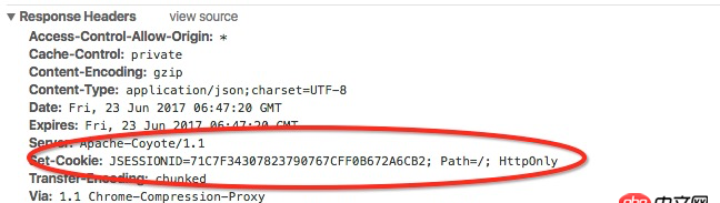 javascript - 前后端分離的項目可以設置cookies保持狀態么？