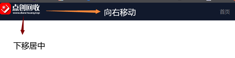 html5 導(dǎo)航欄logo右移動(dòng)   新手提問！
