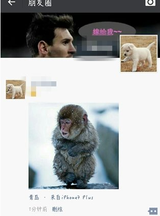 朋友圈iphone7小尾巴怎么設(shè)置 微信朋友圈來(lái)自iPhone7客戶端方法