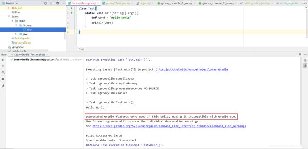 Android Studio 中運(yùn)行 groovy 程序的方法圖文詳解