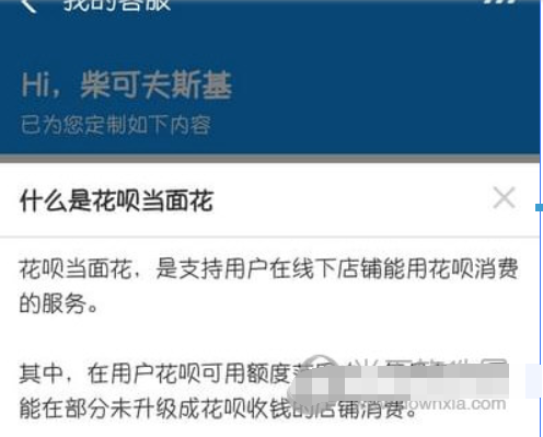 花唄當面花怎么用不了？ 花唄當面花無法使用如何解決？