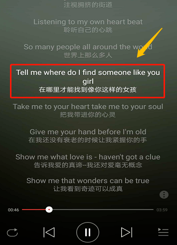 網(wǎng)易云音樂APP設(shè)置同時顯示中英文歌詞操作步驟