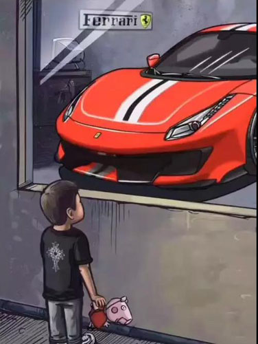抖音櫥窗外看車的小男孩圖分享 全套高清大圖等你來(lái)拿