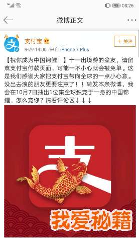 支付寶錦鯉是什么意思_支付寶錦鯉獎(jiǎng)勵(lì)內(nèi)容清單