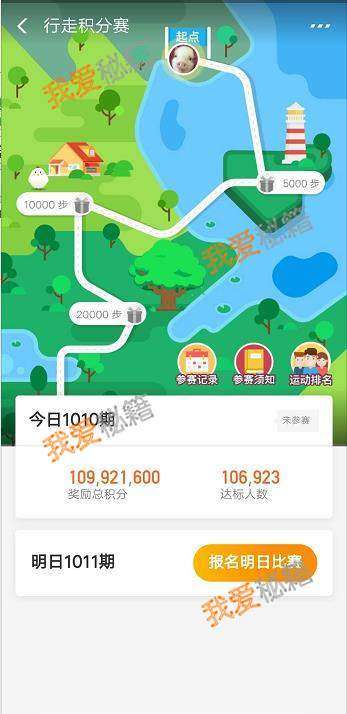 支付寶行走積分賽走多少步才能獲得積分？