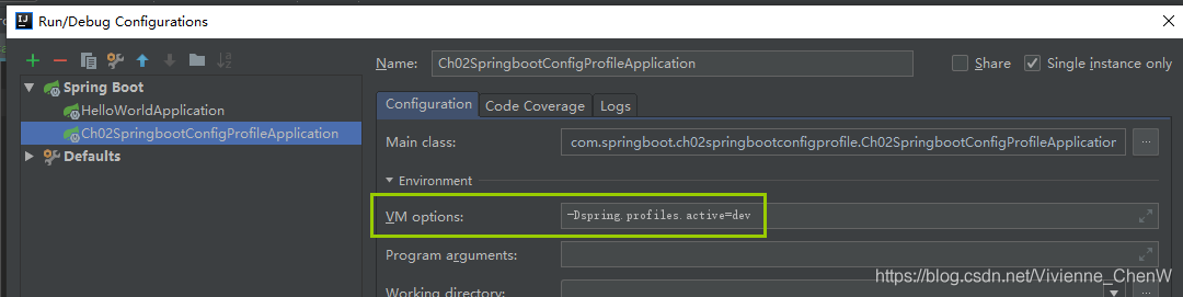 spring boot 使用profile來分區(qū)配置的操作