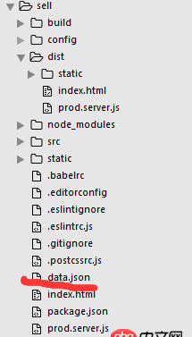 javascript - vue-clin項(xiàng)目，npm run build后dist文件夾，index.html無法獲取自己通過json，mock的數(shù)據(jù)
