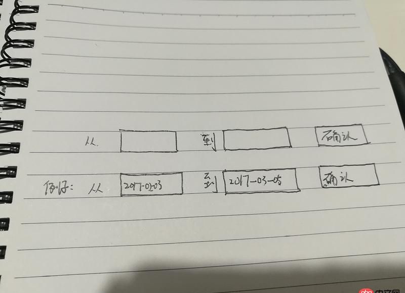 javascript - 用表單提交兩個時間段請求后臺返回對應數據時出現的一些問題！