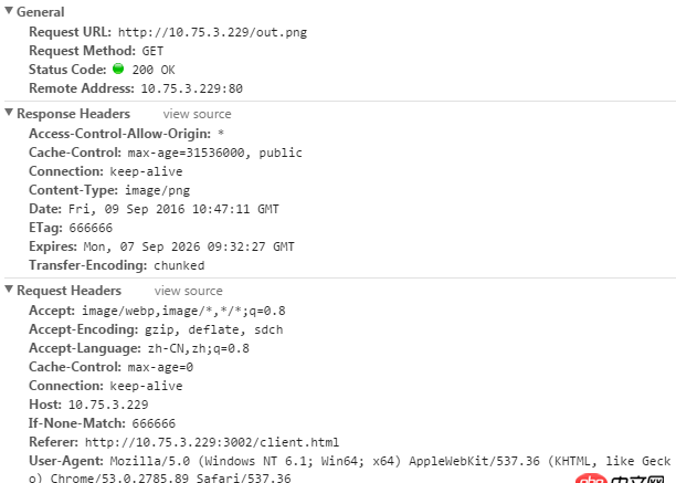 html5 - node靜態(tài)資源服務(wù)器設(shè)置了Cache-Control，但瀏覽器從來不走304